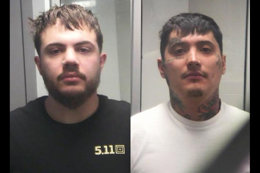Logan Stephens left and Cedur Ponzo Bingham County Jail