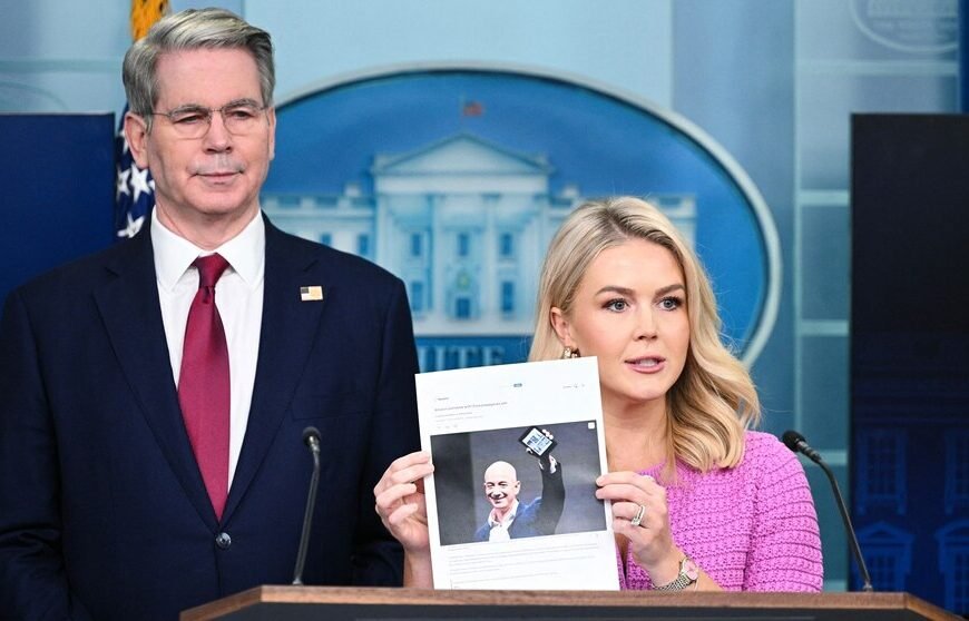 White House Criticizes Amazon Over Tariff Cost Display Plan; Retailer Cancels Idea