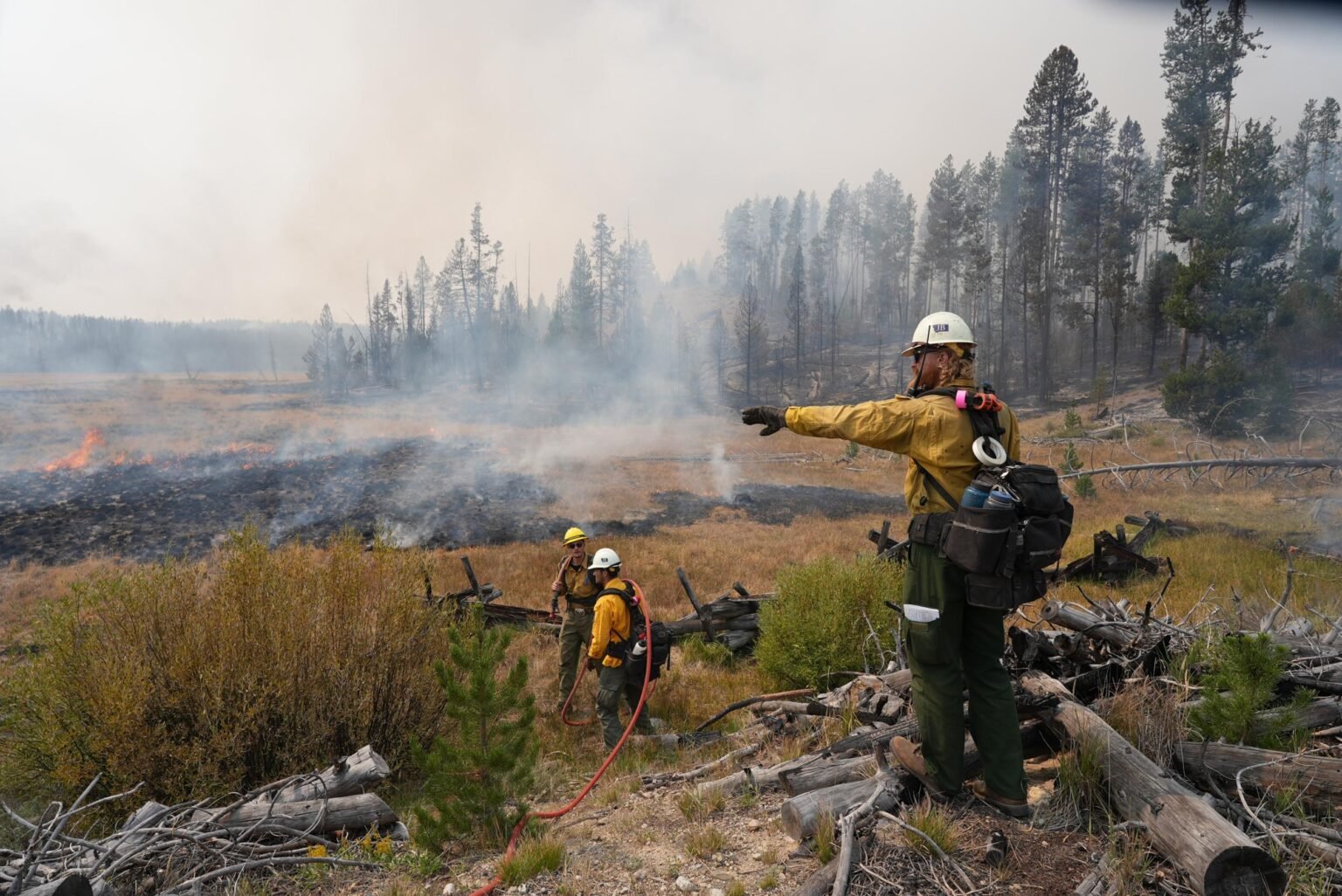 Firefighters Contain 100-Acre Brush Fire Near Highway 16 in Star, Idaho