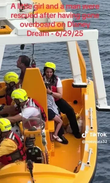 Father Leaps Overboard to Rescue Daughter Who Fell from Disney Cruise Ship