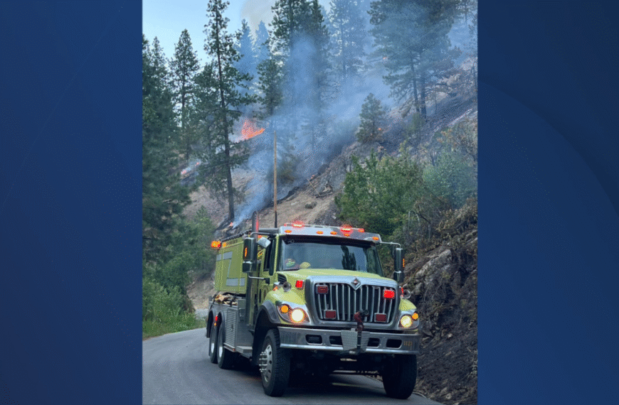 Robie Fire in Boise County Fully Contained; Evacuations Lifted