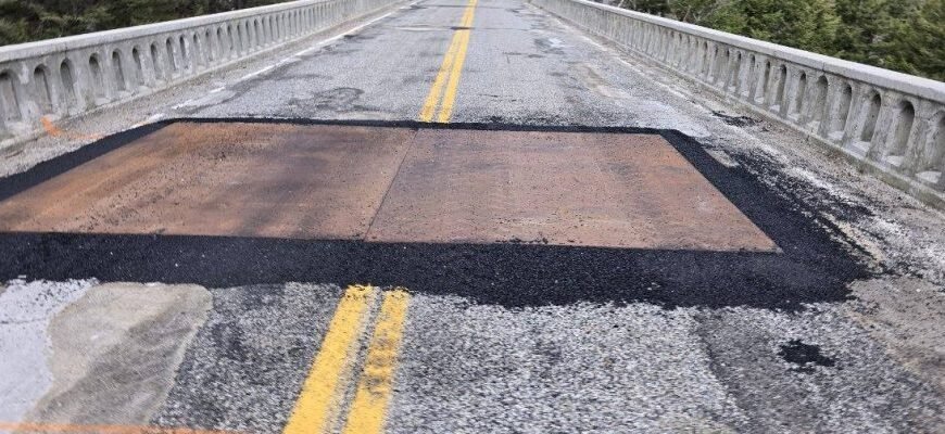 Weight and Speed Restrictions in Place at Yankee Fork Bridge After Deck Damage