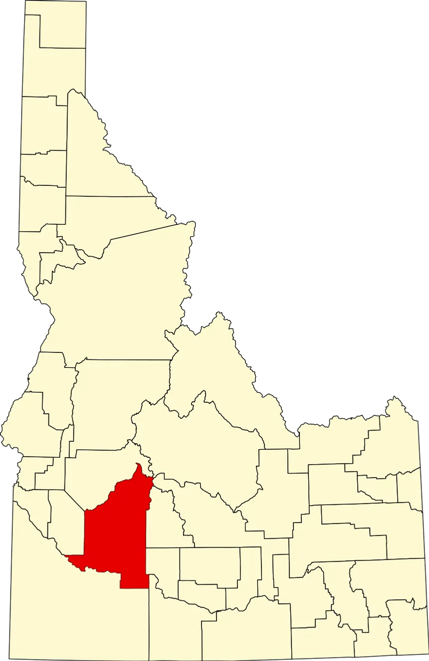 Map_of_Idaho_highlighting_Elmore_County