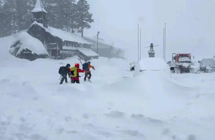 Avalanche Near Lake Tahoe Leaves Nine Skiers Missing as Search Continues