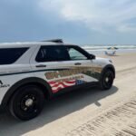 Sheriff patrol vehicle on patrol